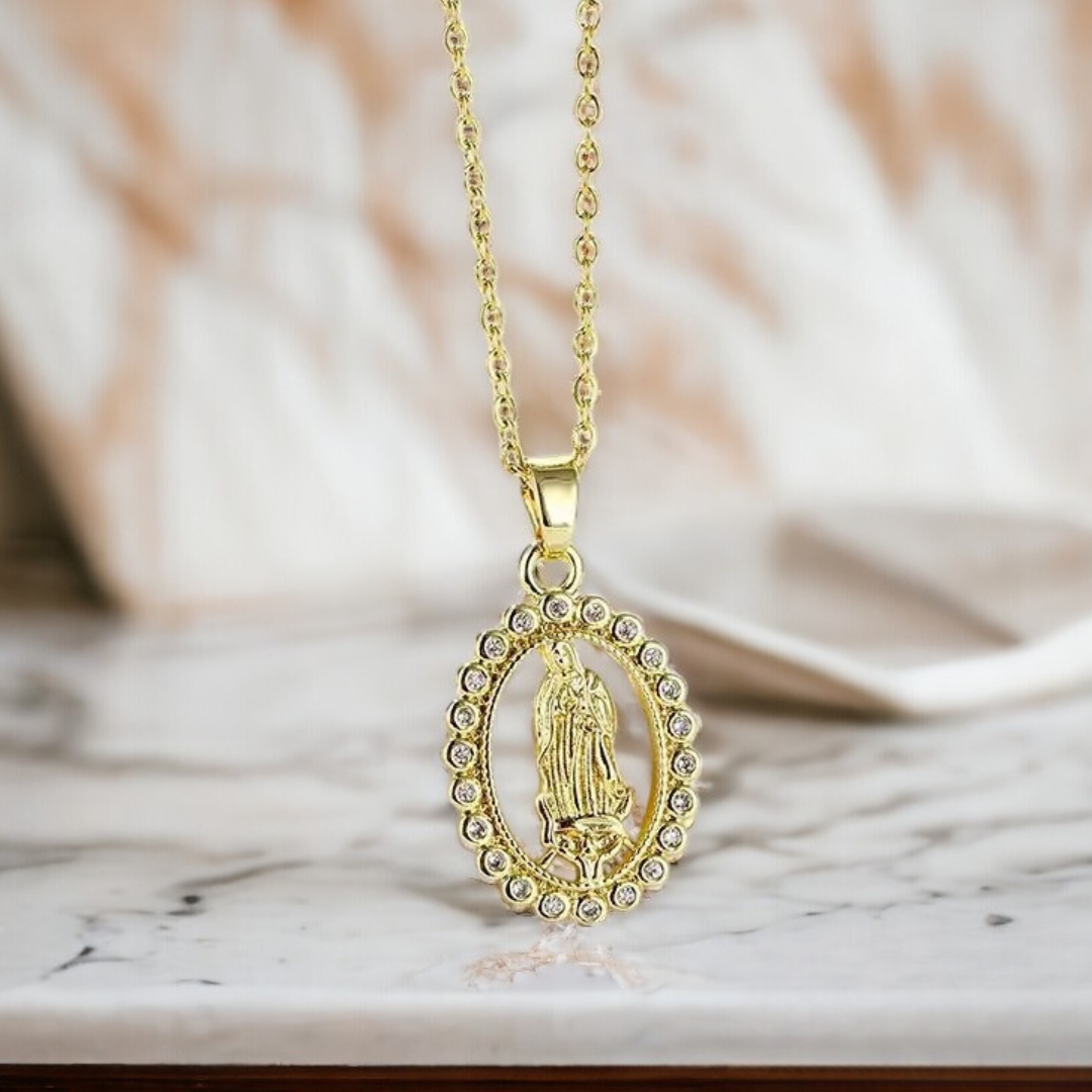 Miniatura 2 de Collar Virgen Maria +CAJAREGALO